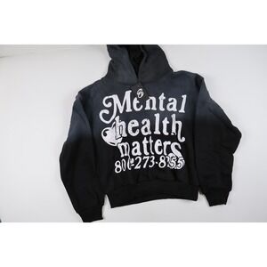 Shadow Hill Mental Health Matters Hoodie Black Gradient Fade Size M NWT